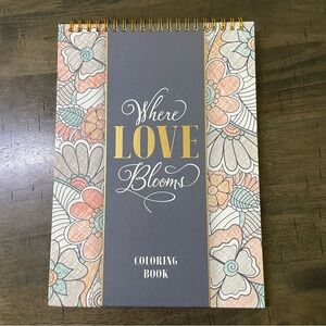 SOLD Where Love Blooms Coloring Book